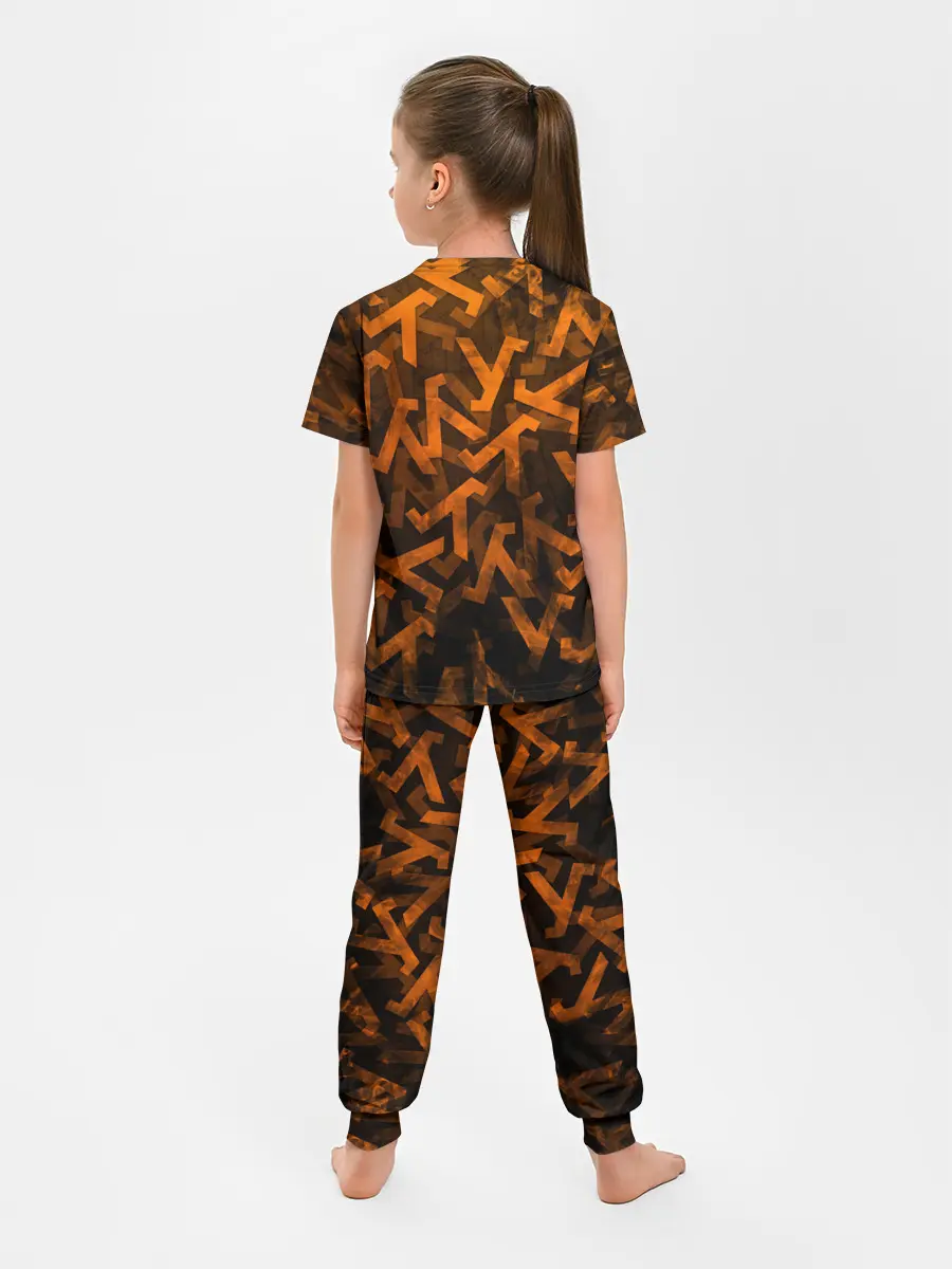 Детская пижама с брюками / ЛОГО КНОПКА | HALF-LIFE