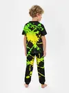 Детская пижама с брюками / KILLA зеленые брызги