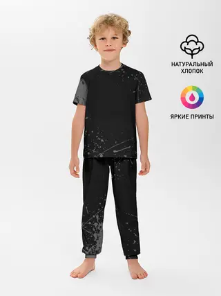 Детская пижама с брюками / СЕРЫЕ БРЫЗГИ | GREY SPRAY