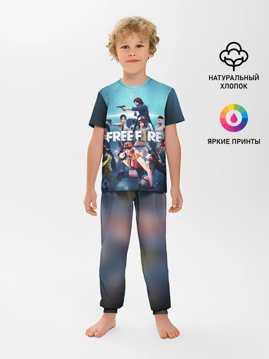 Детская пижама с брюками / FREE FIRE