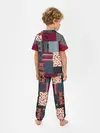 Детская пижама с брюками / Деревенский стиль. Пэчворк.