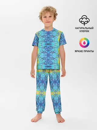 Детская пижама с брюками / Психоделика