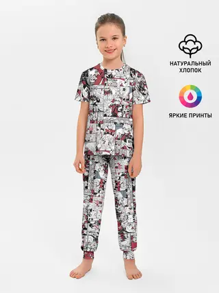 Детская пижама с брюками / HELLTAKER