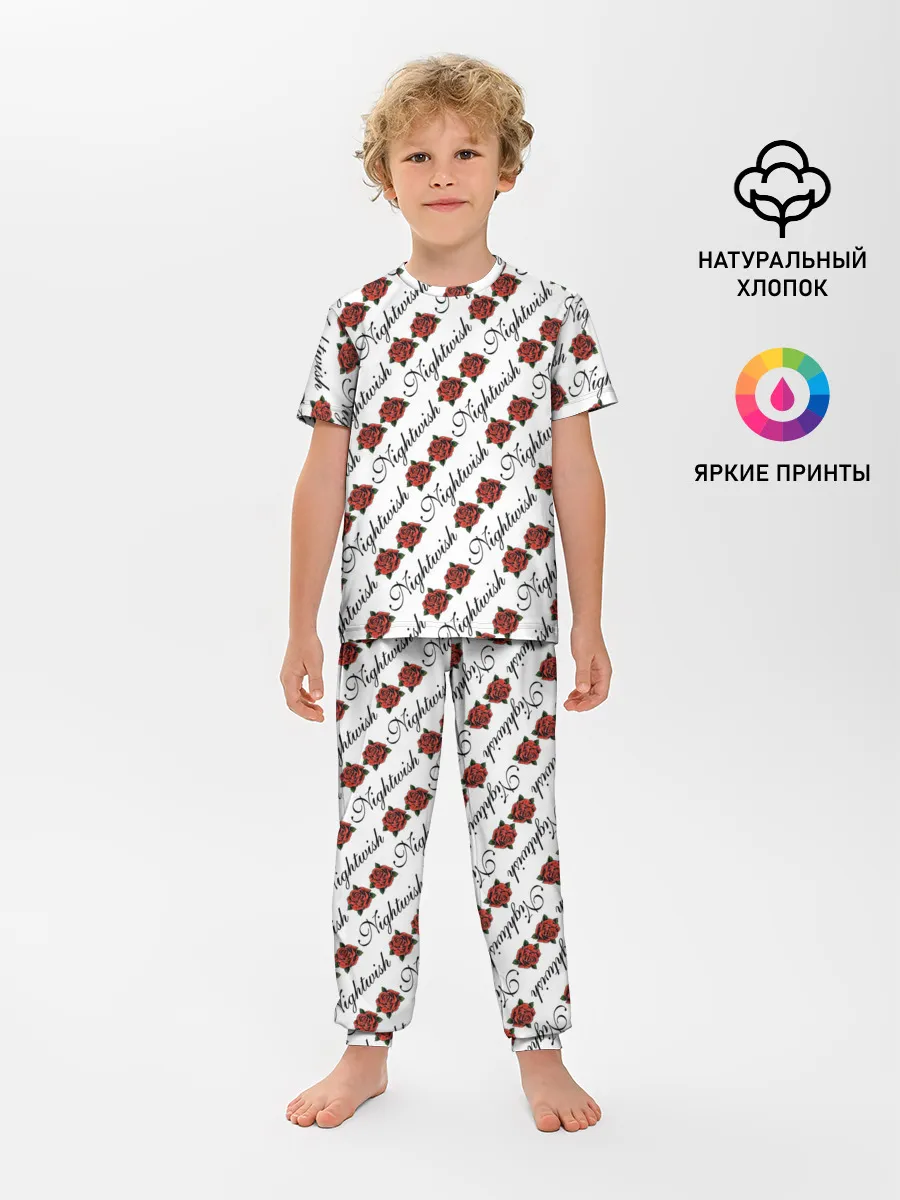 Детская пижама с брюками / Nightwish Roses / Найтвиш