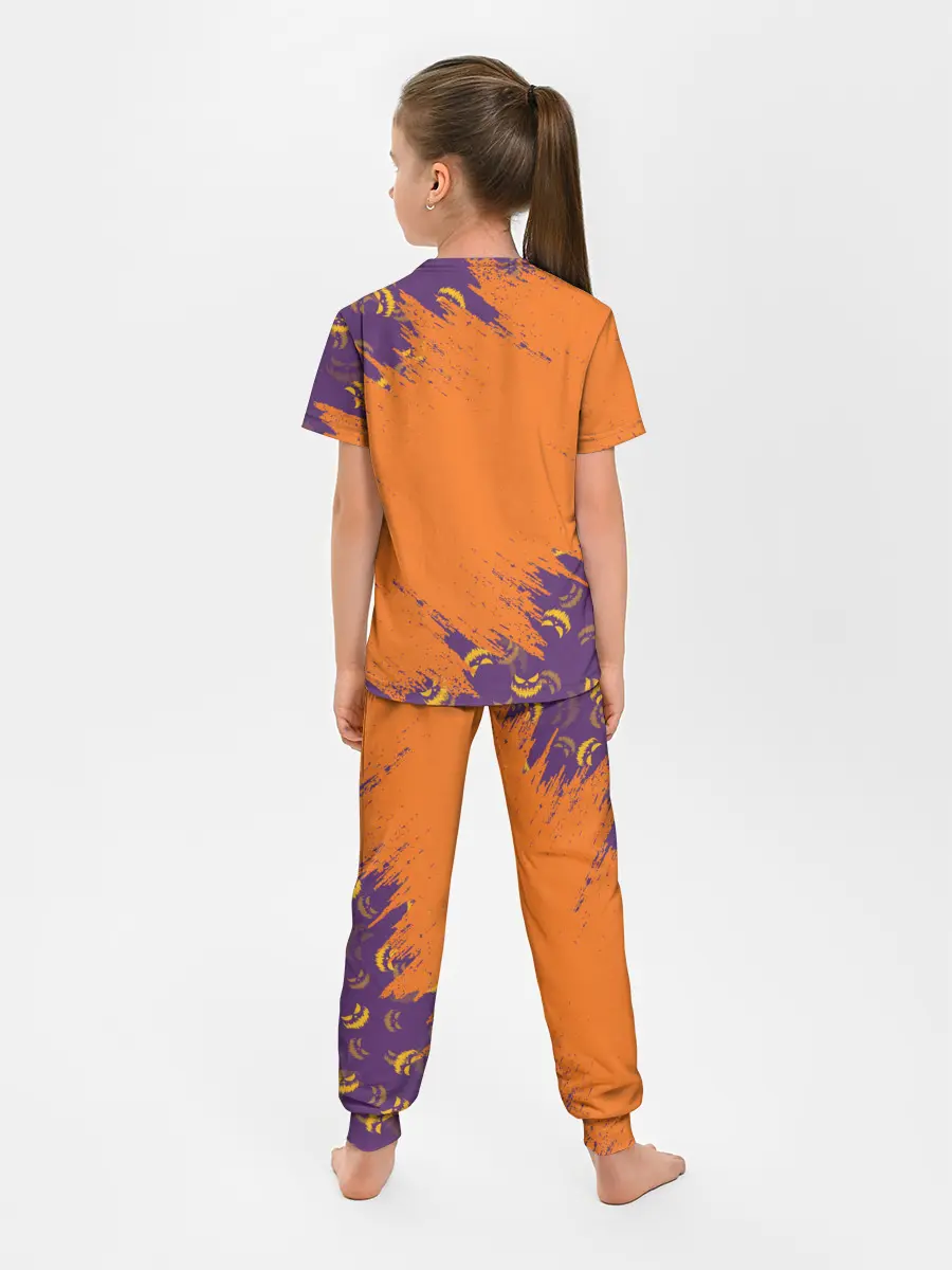 Детская пижама с брюками / КОРГИ НА ХЭЛЛОУИНЕ