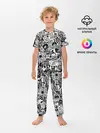 Детская пижама с брюками / Rock Band Logos