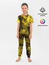 Детская пижама с брюками / Желтый Неоновый Дым