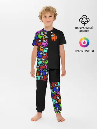 Детская пижама с брюками / Among us