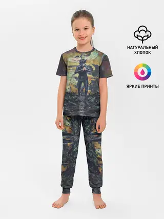 Детская пижама с брюками / Anime art