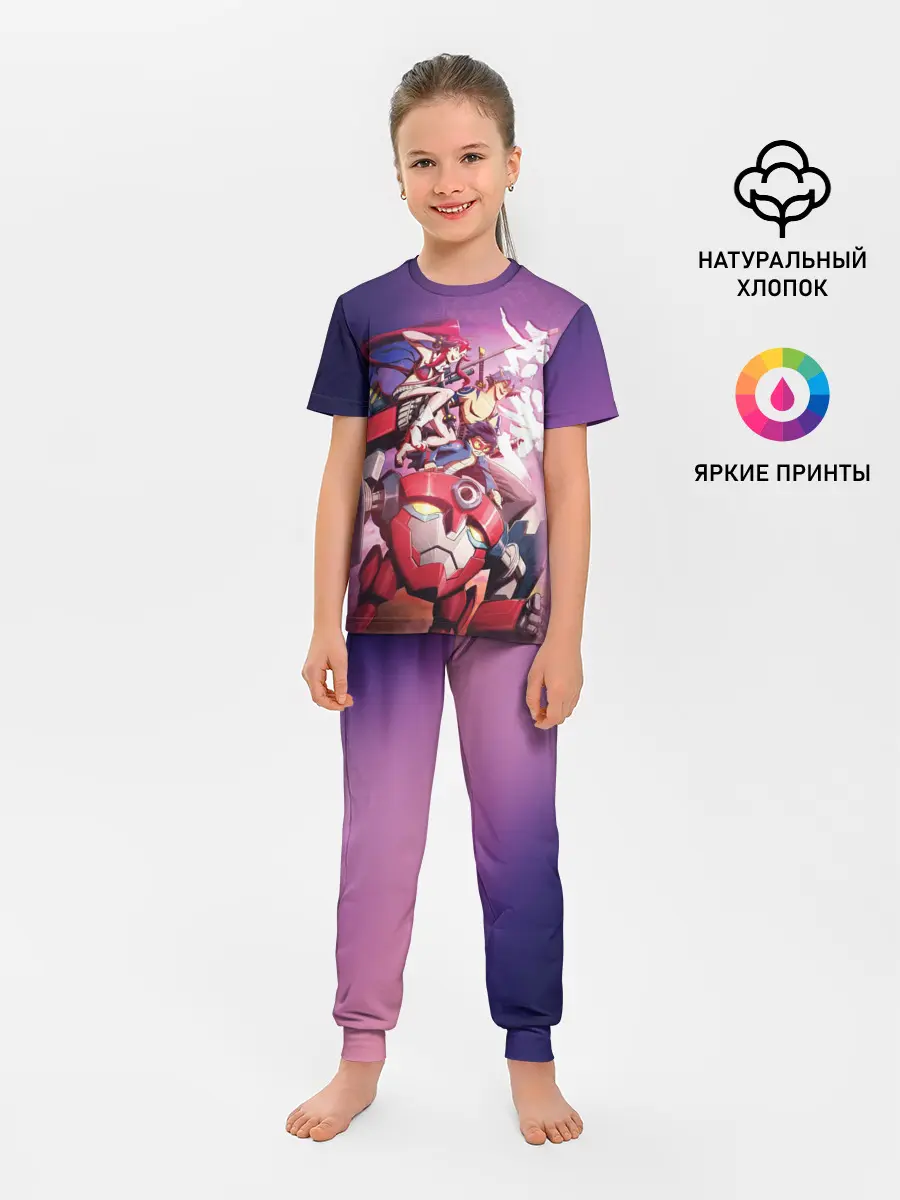 Детская пижама с брюками / Gurren Lagann