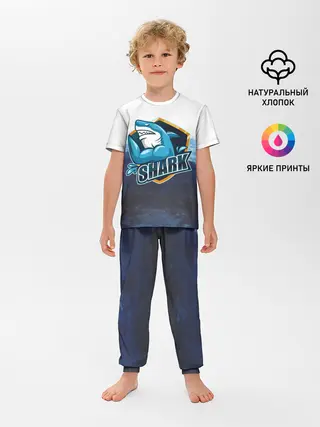 Детская пижама с брюками / Акула