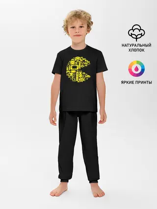 Детская пижама с брюками / Pac-Man