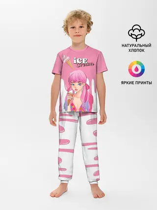 Детская пижама с брюками / BLACKPINK Ice Cream