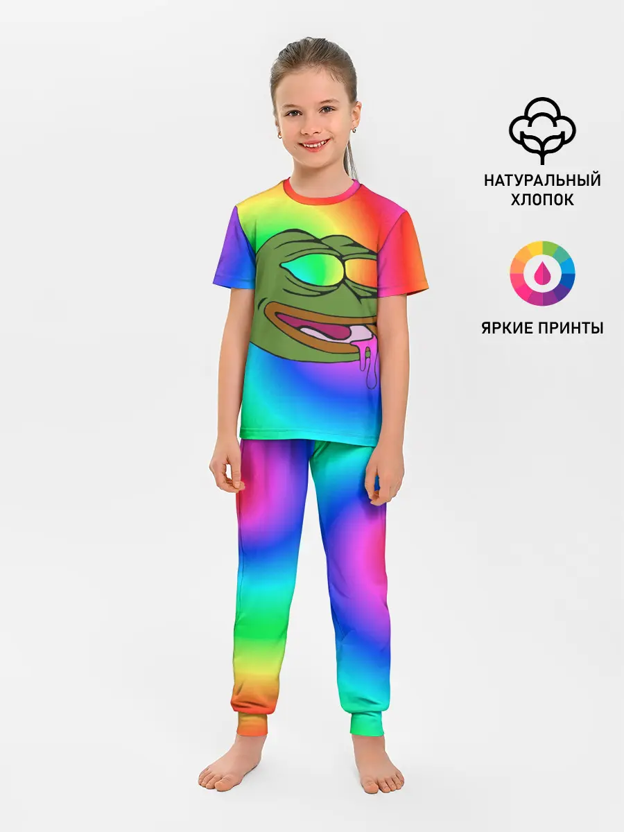 Детская пижама с брюками / Pepe rainbow