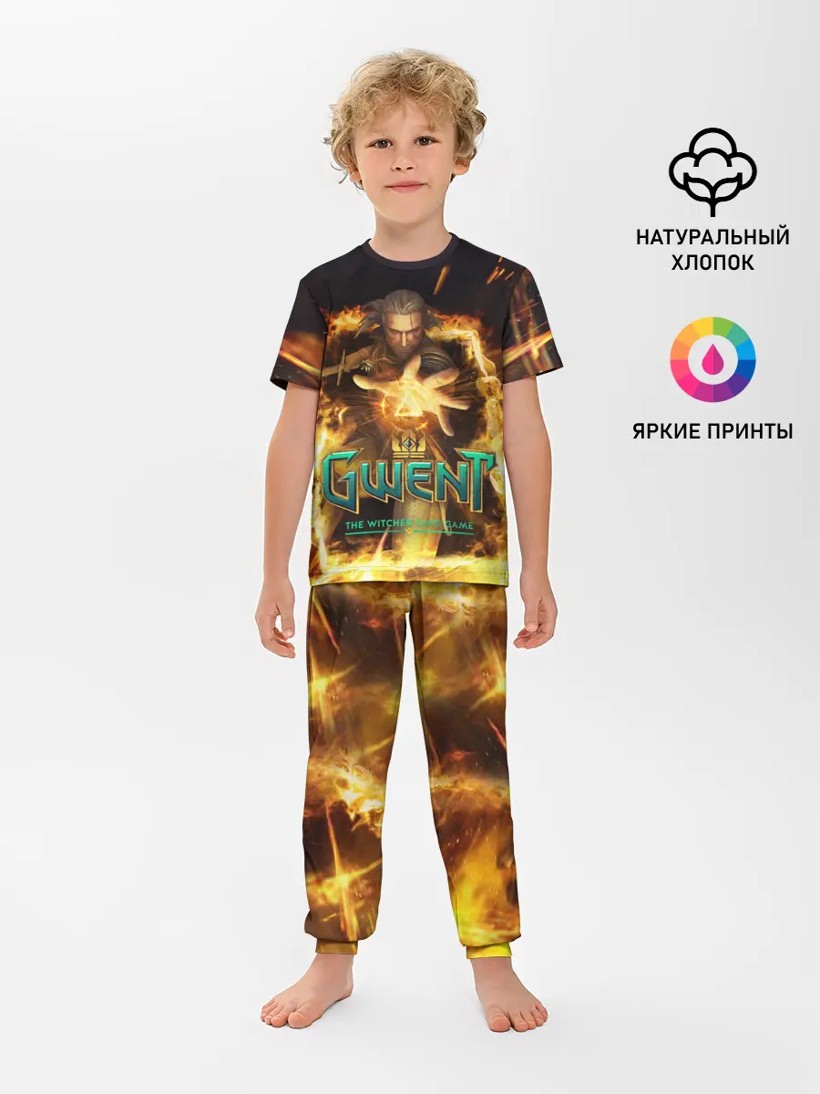 Детская пижама с брюками / GWENT: The Witcher Card Game