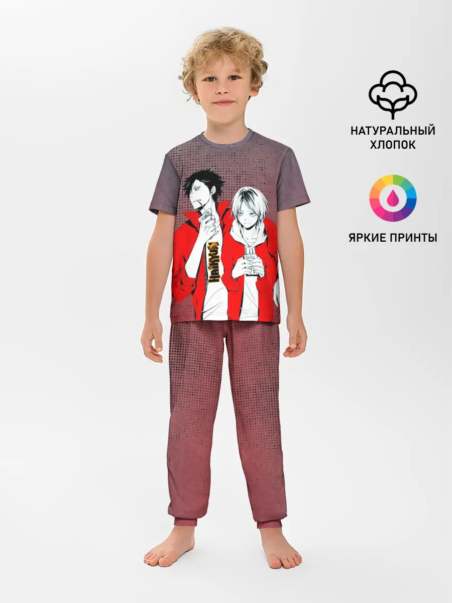 Детская пижама с брюками / Haikyuu Шоё Хината