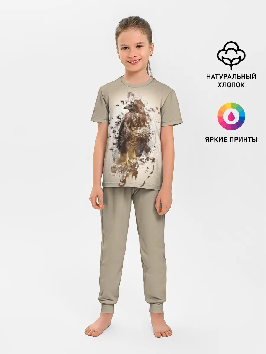 Детская пижама с брюками / Птица