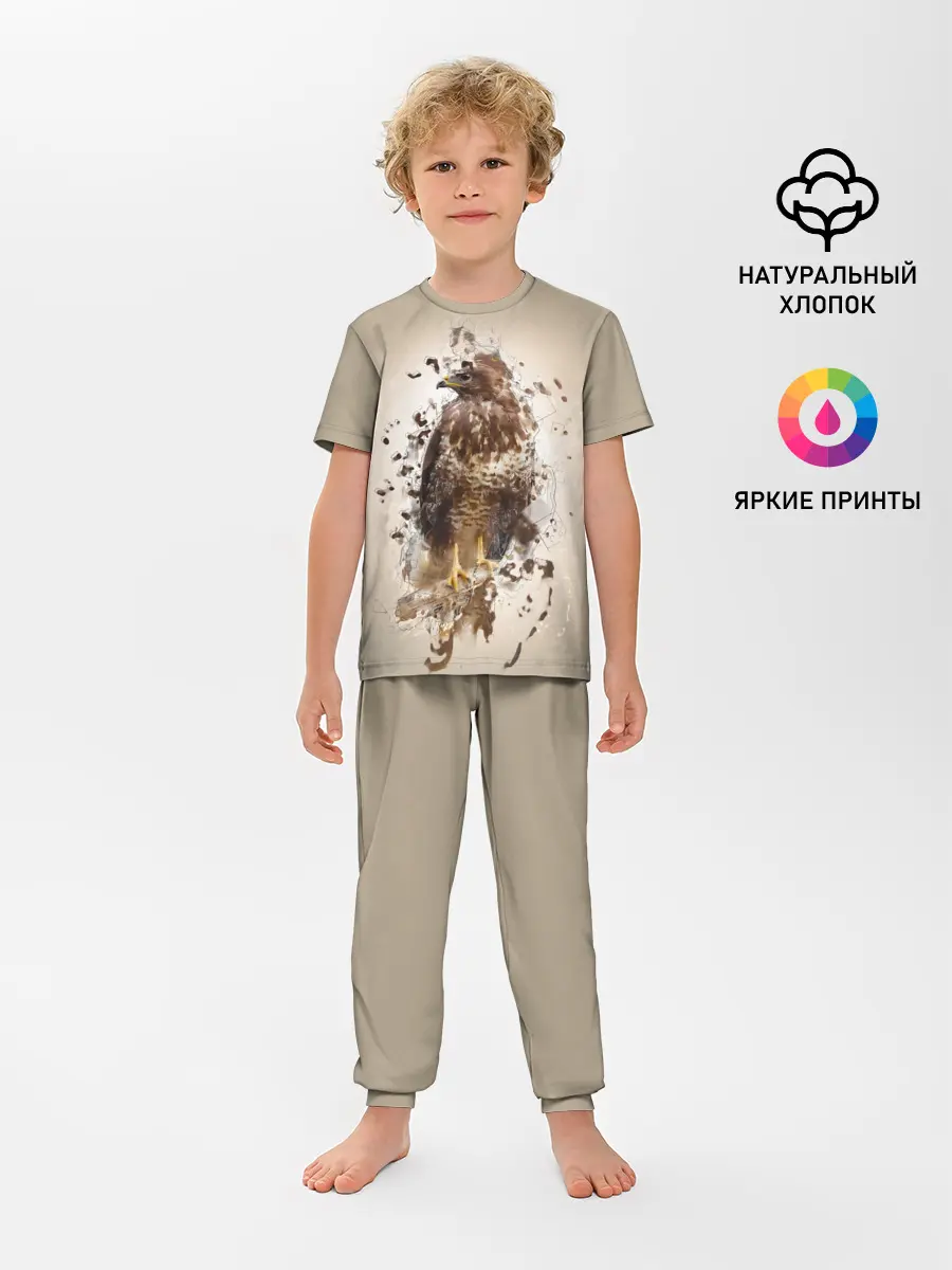 Детская пижама с брюками / Птица