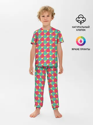Детская пижама с брюками / Пинг-понг
