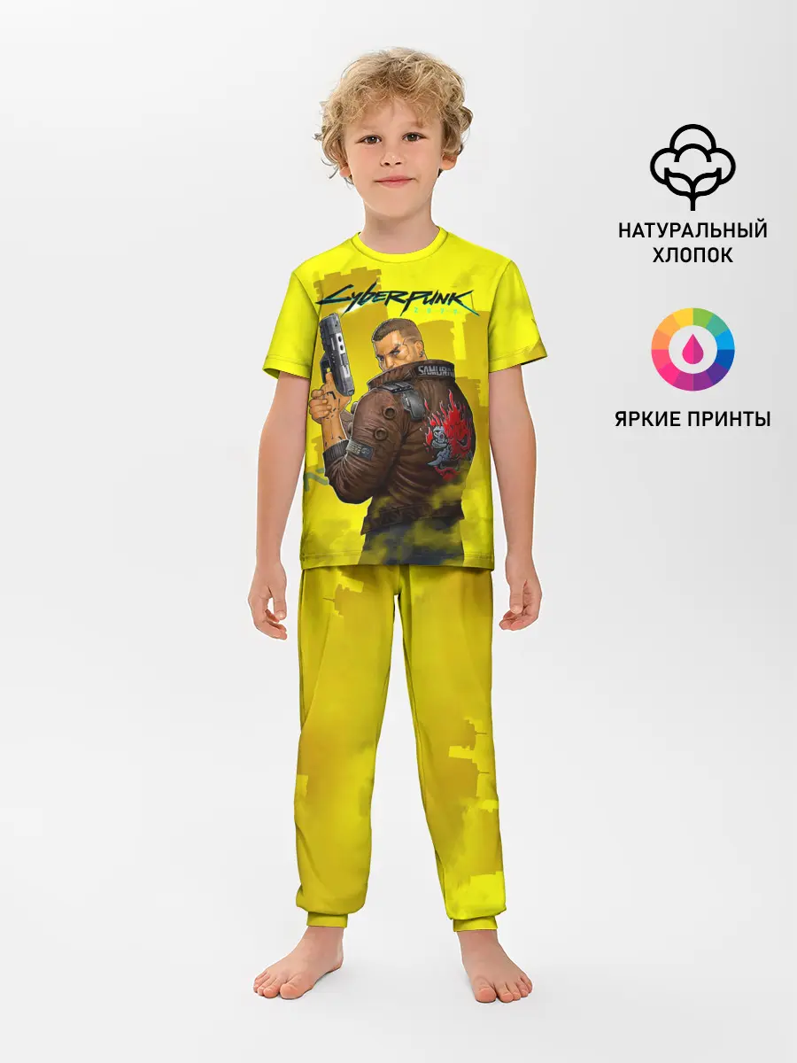 Детская пижама с брюками / Cyberpunk 2077