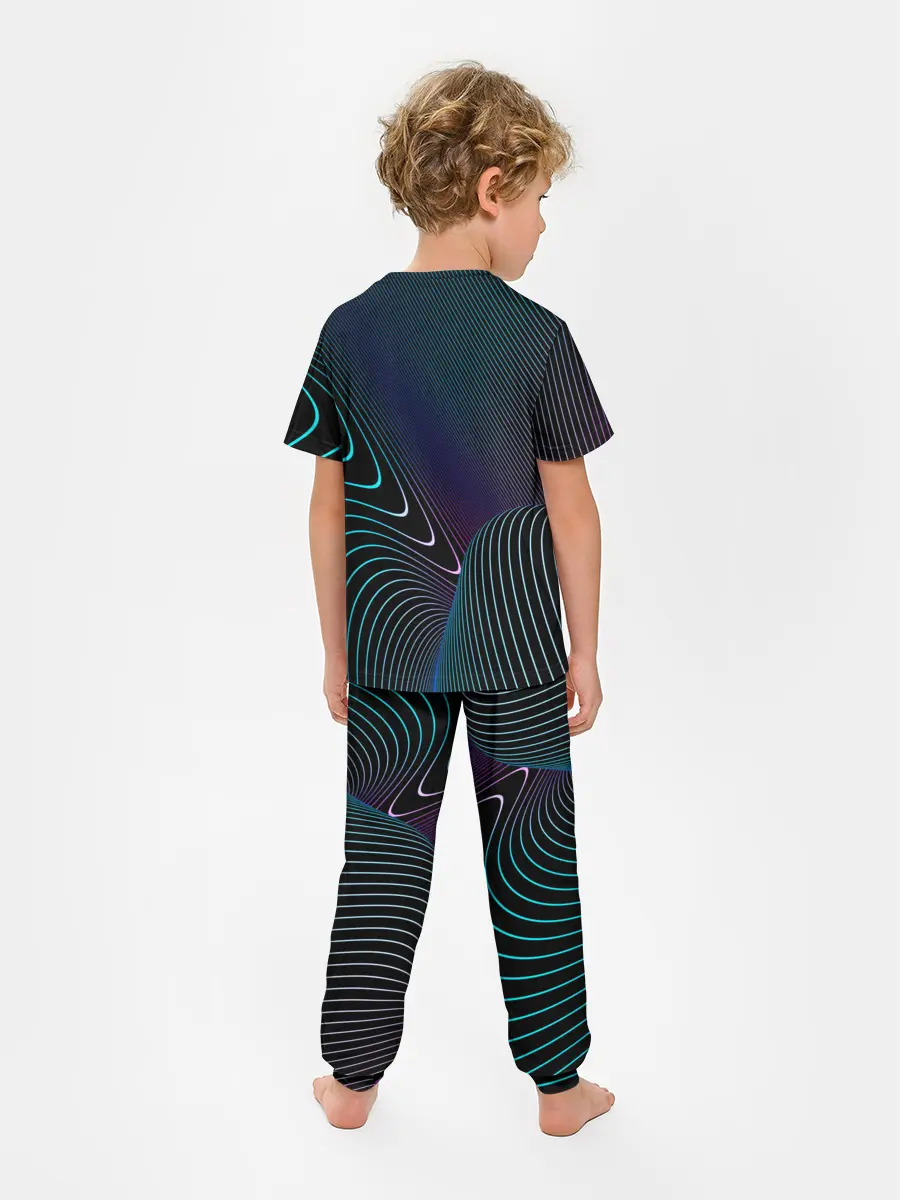 Детская пижама с брюками / НЕОН STRIPES