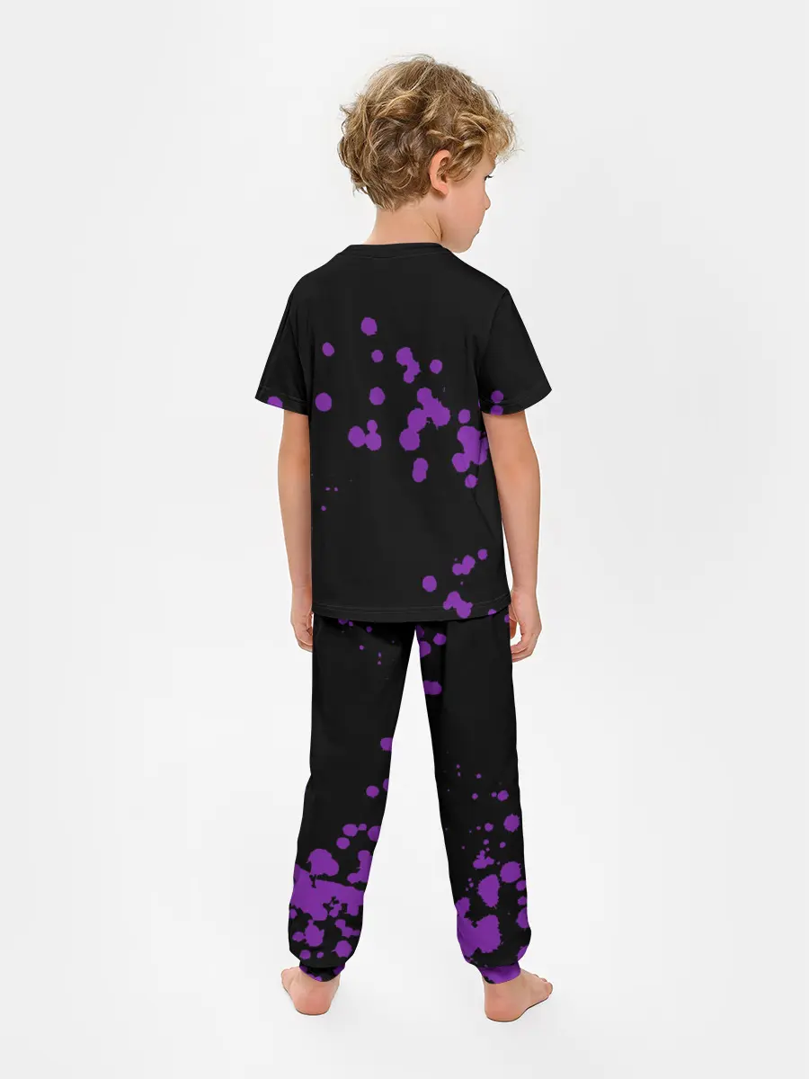 Детская пижама с брюками / Eat Sleep Fortnite Repeat