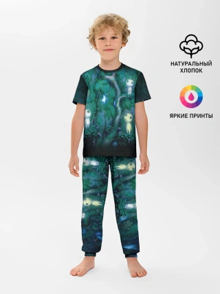 Детская пижама с брюками / принцесса Мононоке_5