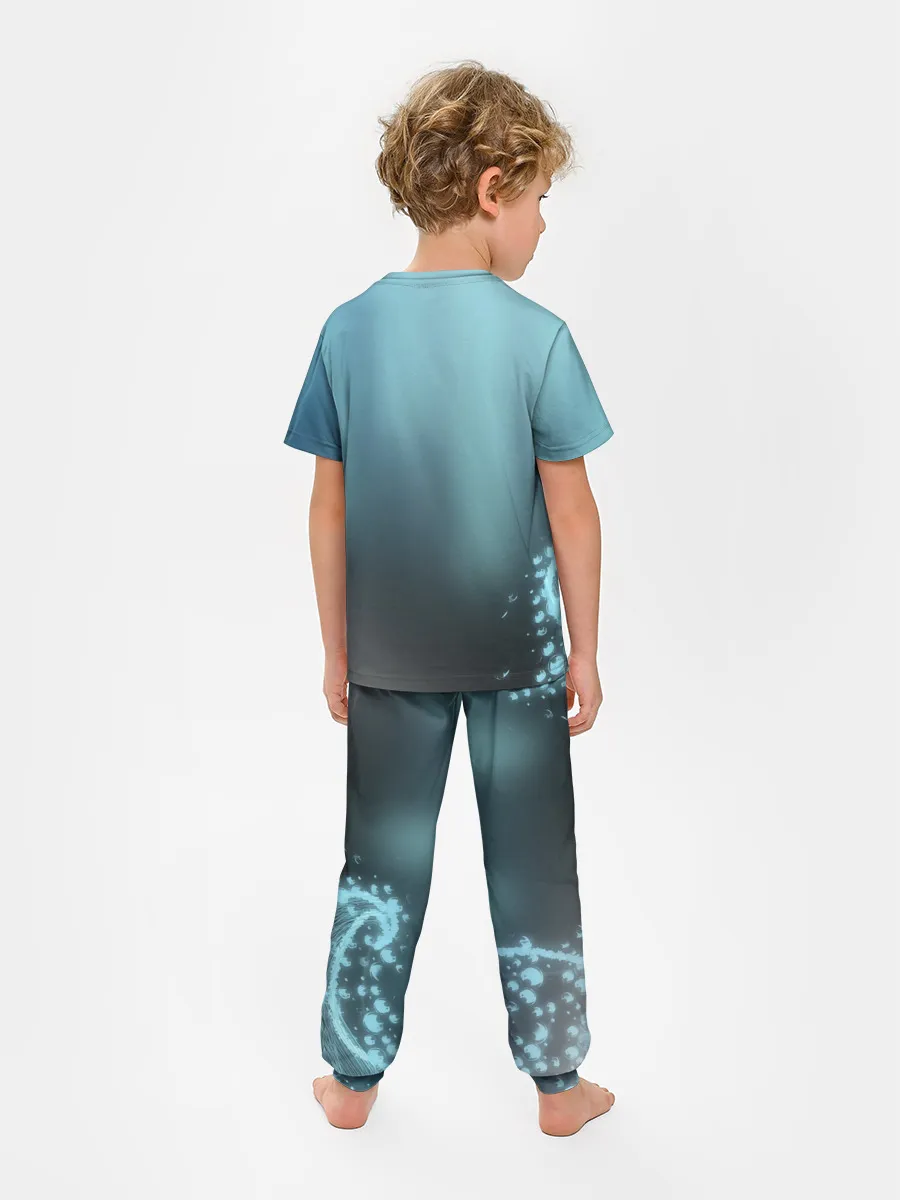 Детская пижама с брюками / Водяные свечения