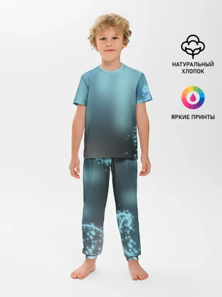 Детская пижама с брюками / Водяные свечения