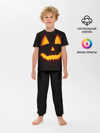 Детская пижама с брюками / helloween | pumpkin jack