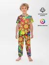 Детская пижама с брюками / Психоделия | Яркая