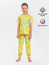 Детская пижама с брюками / лимончики