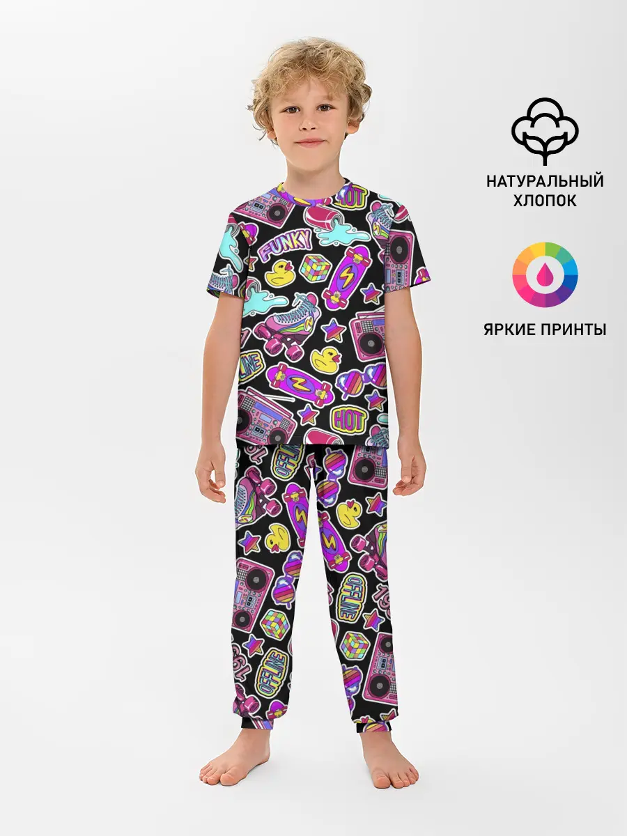 Детская пижама с брюками / Back to 90
