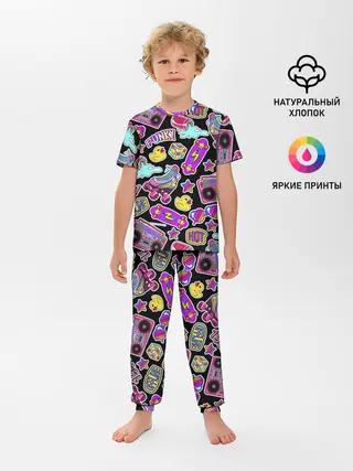 Детская пижама с брюками / Back to 90