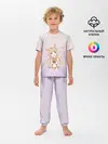 Детская пижама с брюками / малышка чиби пончик лис