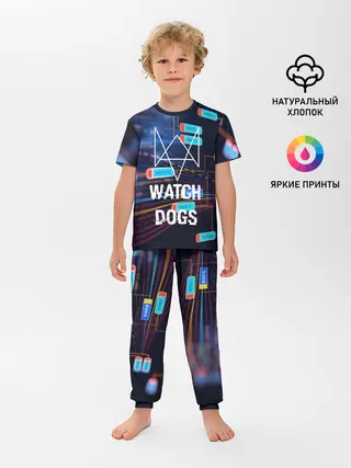 Детская пижама с брюками / Watch Dogs