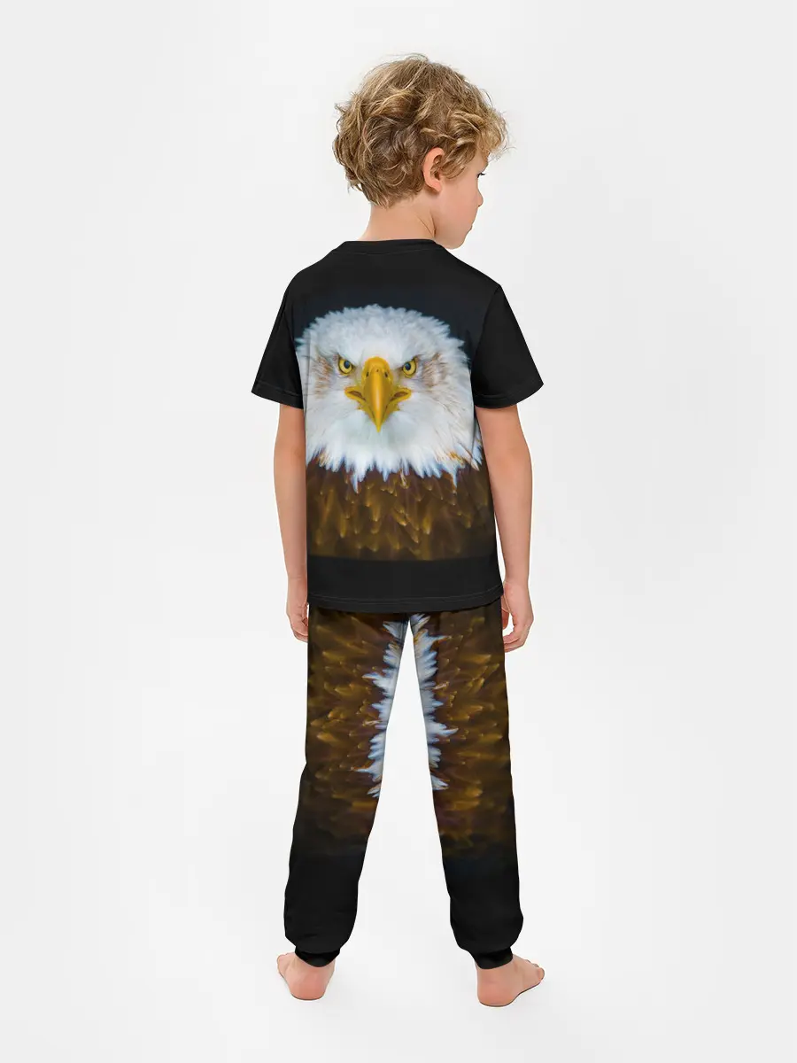 Детская пижама с брюками / Белоголовый орлан
