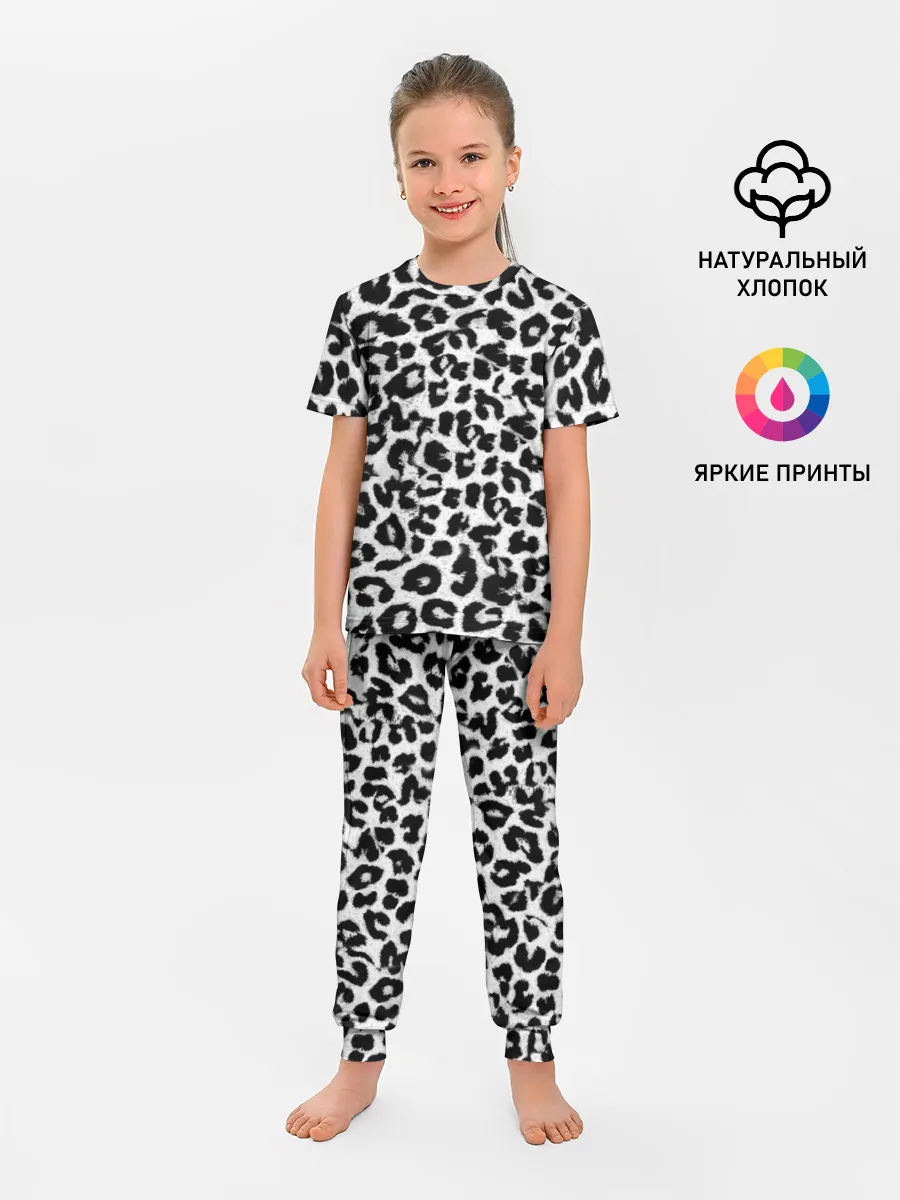 Детская пижама с брюками / Снежный Барс