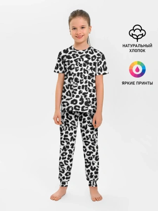 Детская пижама с брюками / Снежный Барс