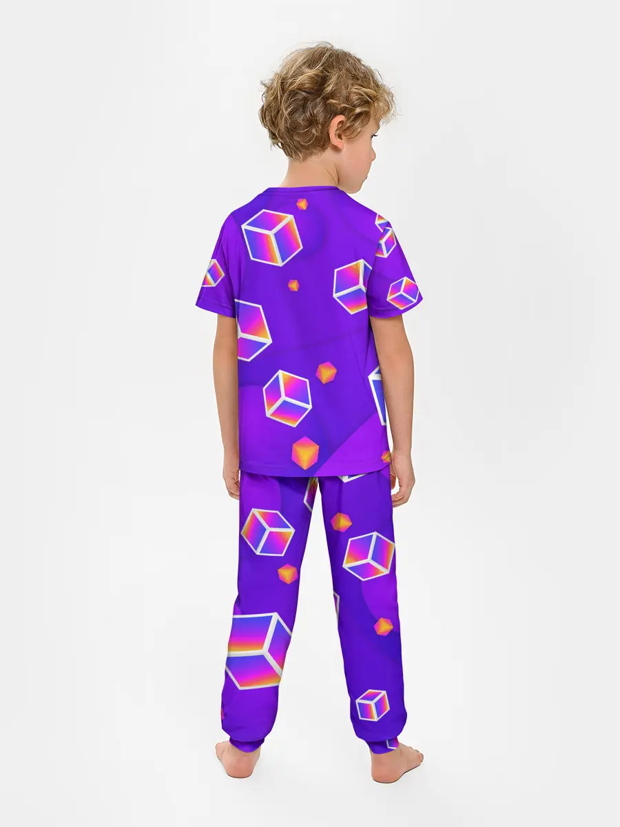 Детская пижама с брюками / ROBLOX КУБЫ