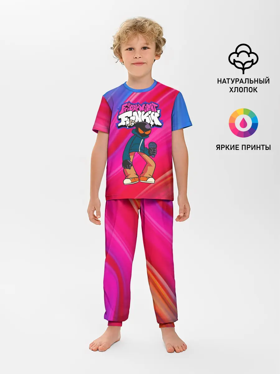 Детская пижама с брюками / Friday Night Funkin | Fnf | Bomb