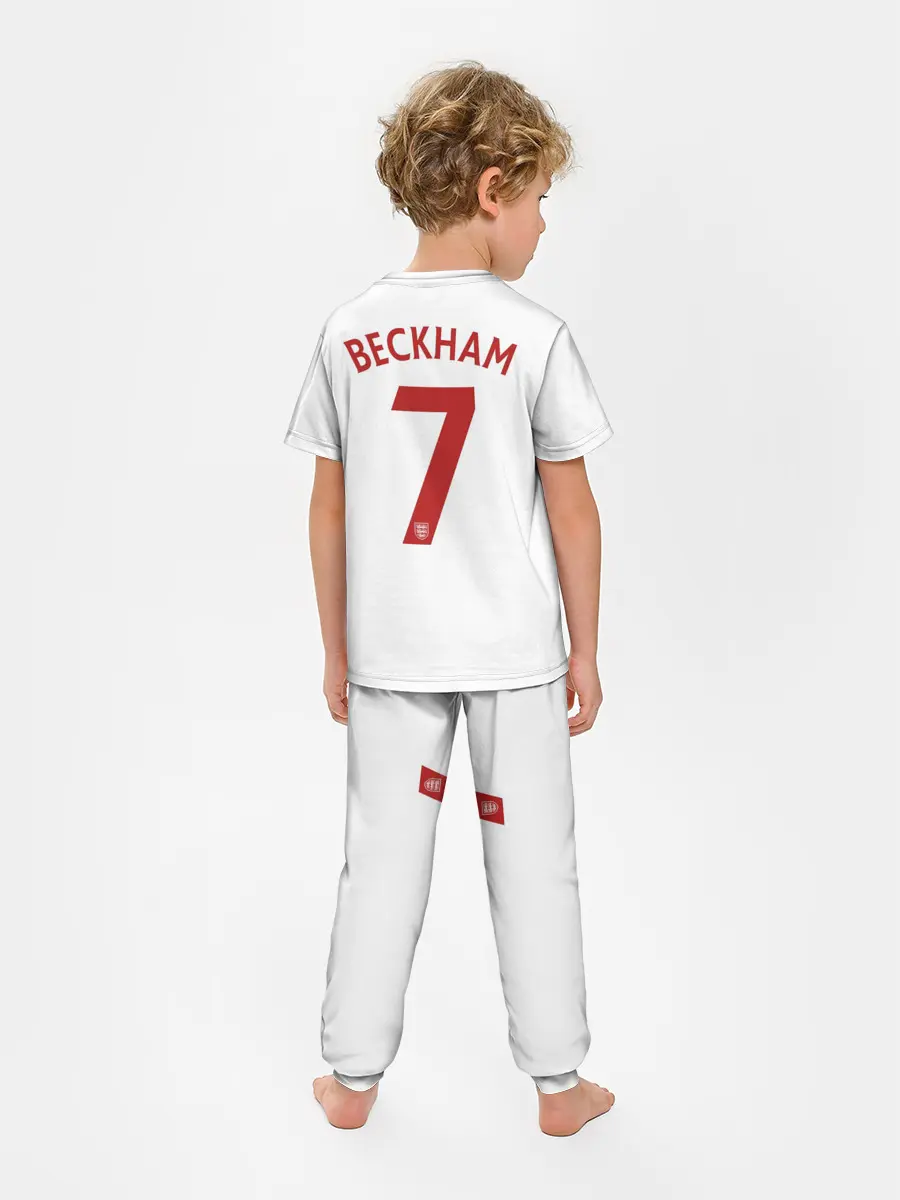Детская пижама с брюками / Дэвид Бекхэм Англия Ретро