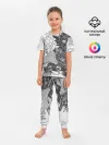 Детская пижама с брюками / Структурная мозайка