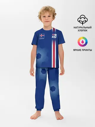 Детская пижама с брюками / Сборная Исландии