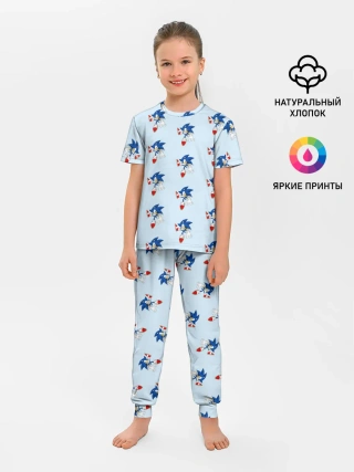 Детская пижама с брюками / Sonics dance