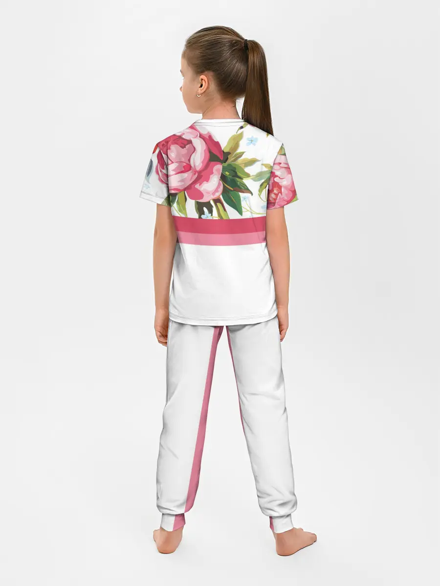 Детская пижама с брюками / Нежные Розы