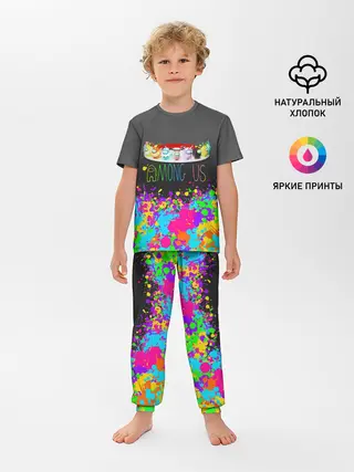 Детская пижама с брюками / Among Us | Pokemon | Покемон