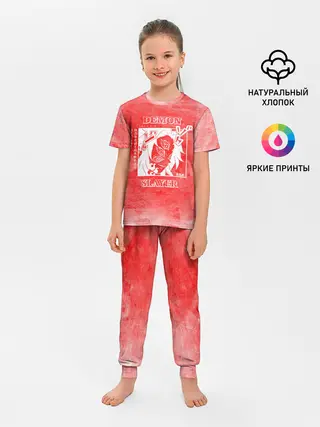 Детская пижама с брюками / Кокушибо | Клинок, рассекающий демонов