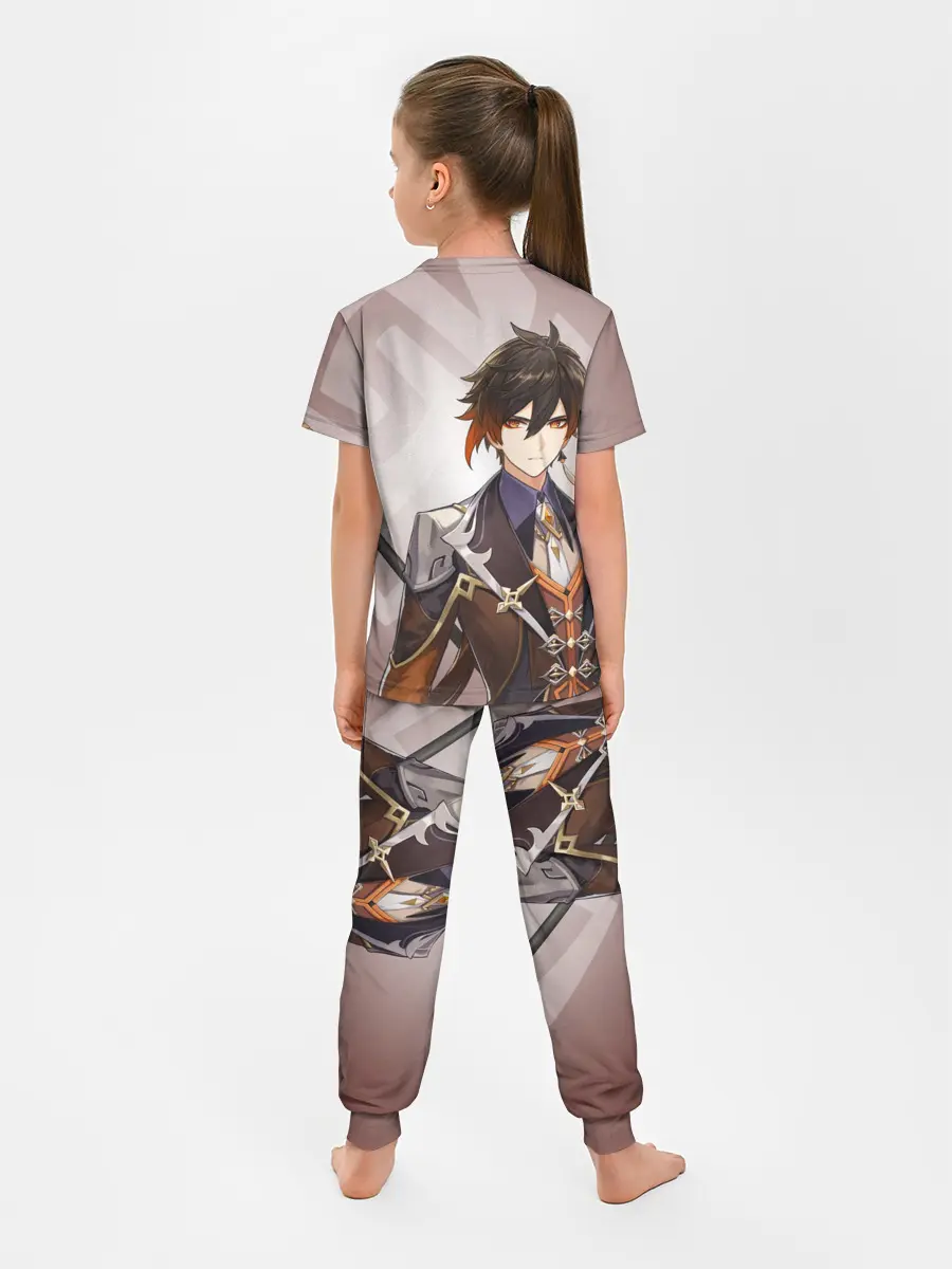 Детская пижама с брюками / GENSHIN IMPACT, ЧЖУН ЛИ