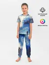 Детская пижама с брюками / Ёжик в космосе
